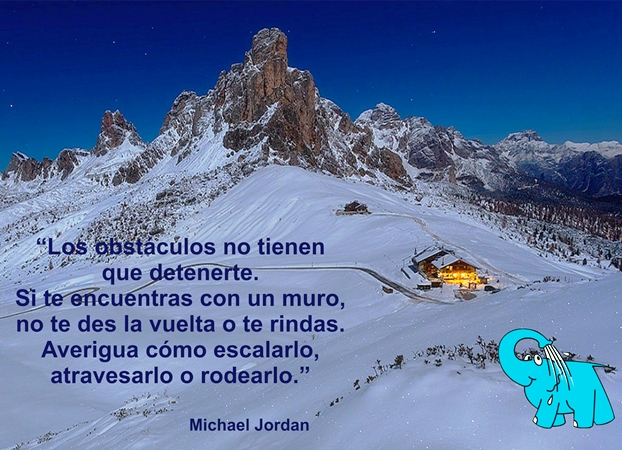 Una Enseñanza de Michael Jordan sobre Los Obstáculos, en La Frase del Día del Elefante Azul de Avilés